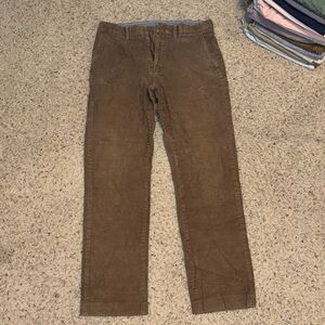 Jcrew 32” men’s corduroy brown pants